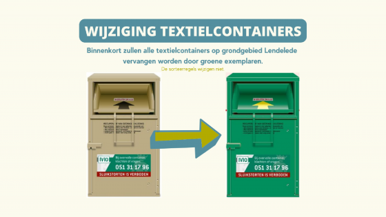 Textielcontainers wijzigen