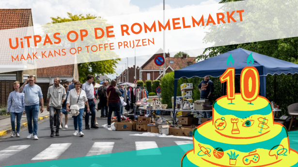 uitpas op rommelmarkt